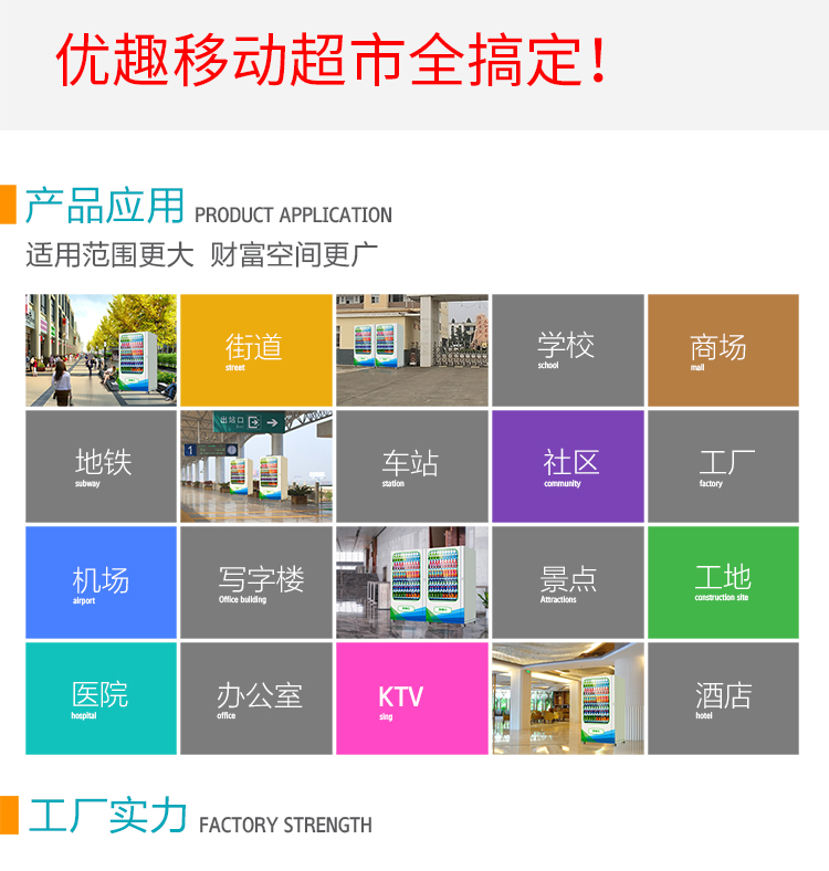 優(yōu)趣生活 自動售賣機 29門帶觸摸屏格子柜 無人新零售(圖5)